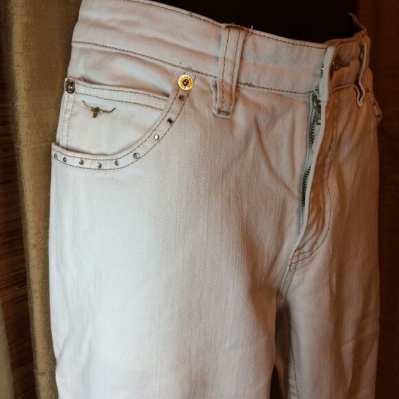 R.M. Williams The Bush Buttfitter Women's White Jeans. Size 32 - Picture 5 of 11